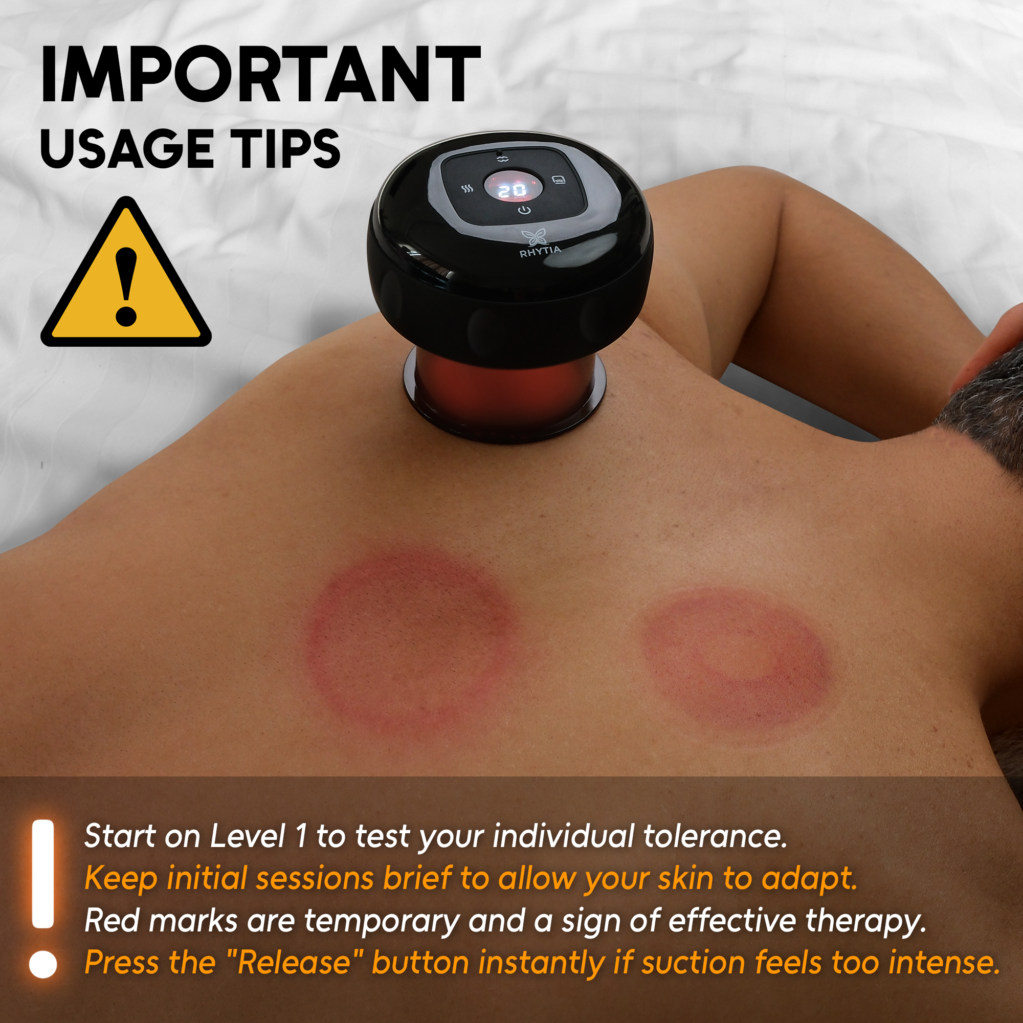 RHYTIA massager usage tips and best practices